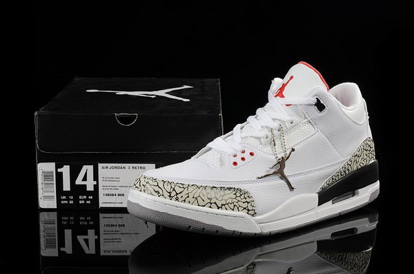 Jordan 3 Men Big Size--002